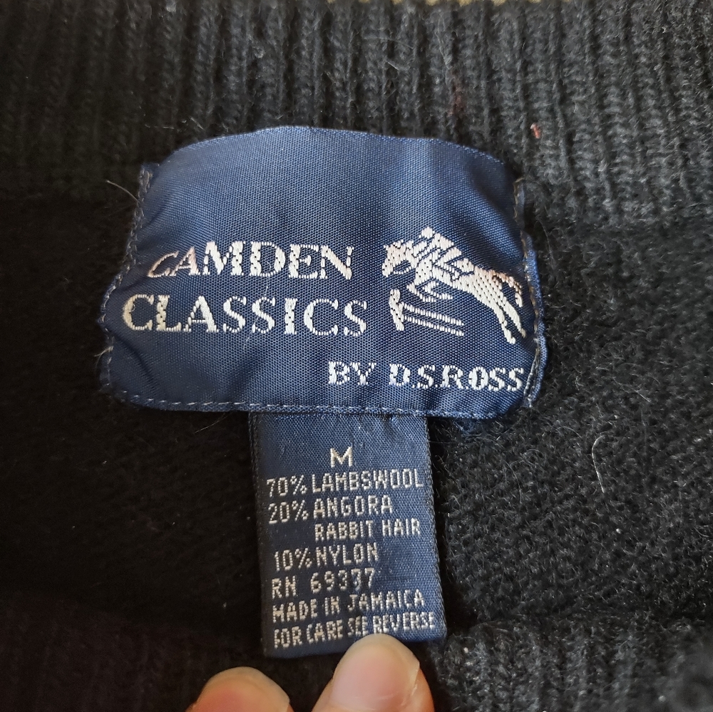 Camden Classics Vintage Black Sweater - Picture 2 of 6